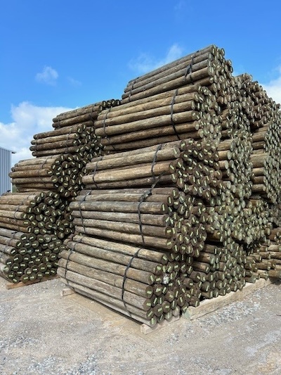 Tapered Round Fencing Posts